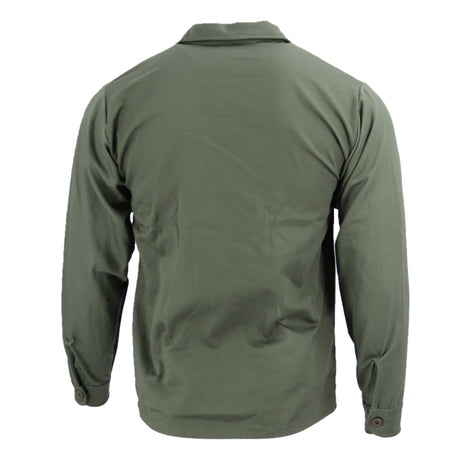 Long Sleeve Cotton Sateen Fatigue Shirt, 15.5, alternate view 2
