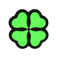 M-Tac Patch Clover GID in Black/Green