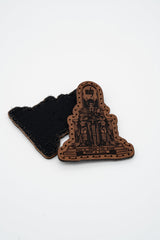 Checkmate Leather Patch in Walnut Dye / Brown Thread