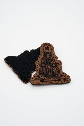 Checkmate Leather Patch in Walnut Dye / Brown Thread