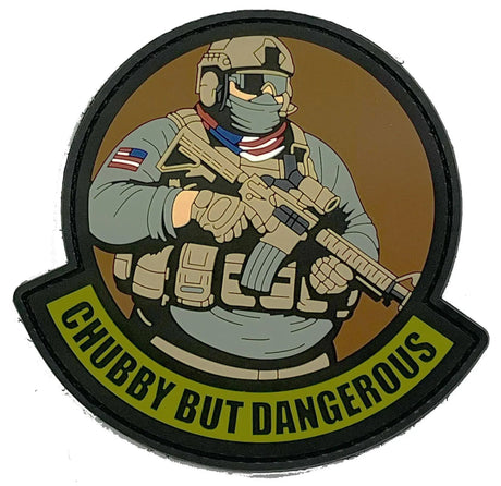'Big Bubba' - Chubby But Dangerous - OCP 4" PVC Patch - Meal Team 6 Member, alternate view 2