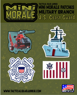 Tactical Gear Junkie Mini Morale U.S. Coast Guard Sticker Pack