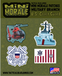 Tactical Gear Junkie Mini Morale U.S. Coast Guard Sticker Pack