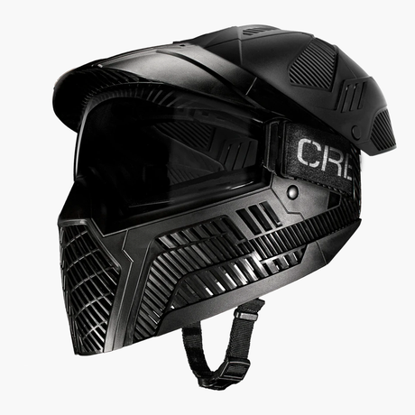 CRBN OPR Full Coverage Paintball Goggle Black front view