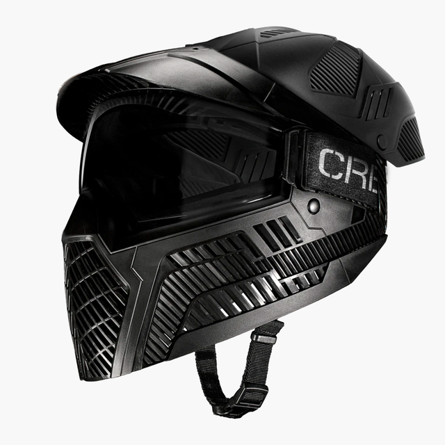 CRBN OPR Full Coverage Paintball Goggle Black front view