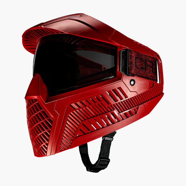 CRBN OPR Paintball Goggle Red front view