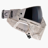 CRBN Zero GRX Paintball Goggle - Fracture Bone more coverage view