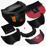 CRBN Zero GRX Paintball Goggle - Halftone Pink kit contents