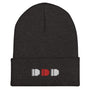 Brrrt Cuffed Beanie – Dark Grey — alternate view 4