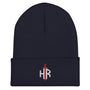 HRTI Cuffed Beanie – Navy — alternate view 3