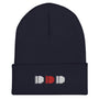 Brrrt Cuffed Beanie – Navy — alternate view 3