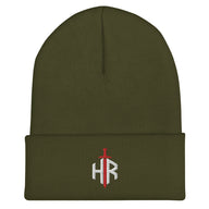 HRTI Cuffed Beanie – Olive — alternate view 5