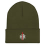 HRTI Cuffed Beanie – Olive — alternate view 5