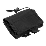 NcSTAR folding dump pouch in Black, open view