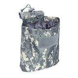 NcSTAR folding dump pouch in Digital Camo, compact view