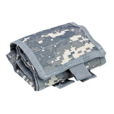 NcSTAR folding dump pouch in Digital Camo, open view