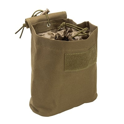 NcSTAR folding dump pouch in Desert/Tan, compact view