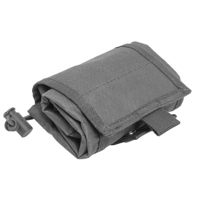 NcSTAR folding dump pouch in Gray, open view