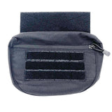 NcSTAR vest utility pouch in Black, front view