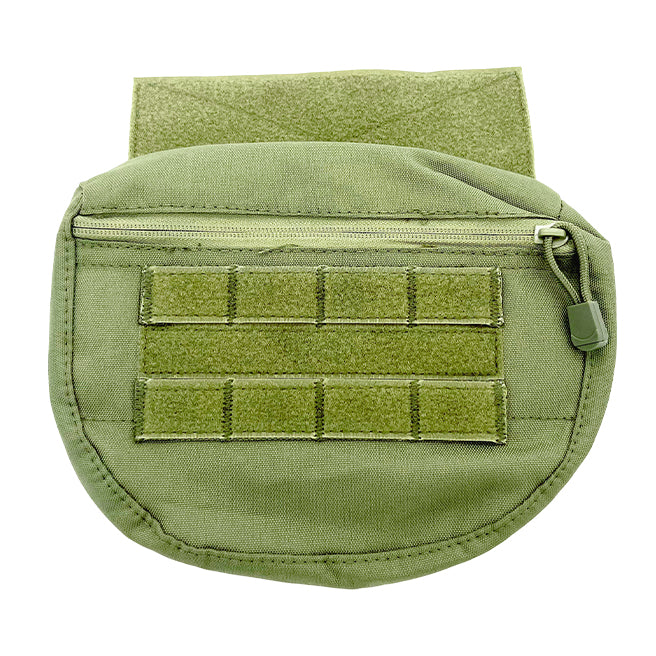 NcSTAR vest utility pouch in Olive Drab Green, front view