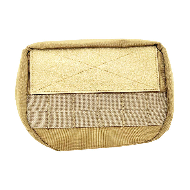 NcSTAR Desert/Tan vest utility pouch showing rear attachment