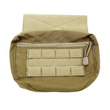 NcSTAR vest utility pouch in Desert/Tan, front view