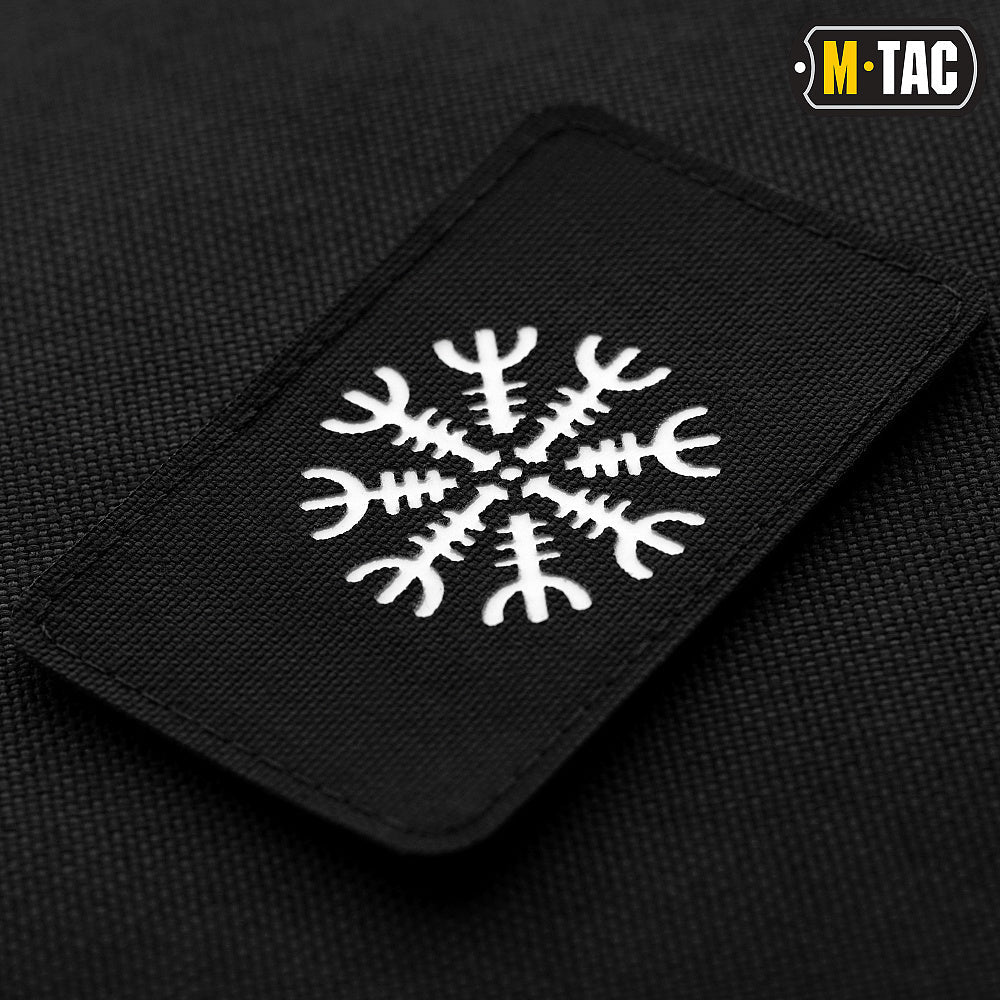 M-Tac Patch Helm of Awe Horizontal Laser Cut in Black/Red, alternate view 3
