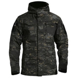 Raven Supply Men's Tactical Windbreaker Jacket in Black, alternate view 4