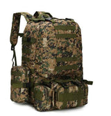 Raven Supply Camouflage Tactical Backpack in Black, alternate view 14