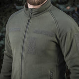 M-Tac Fleece Combat Jacket in Army Olive, alternate view 10