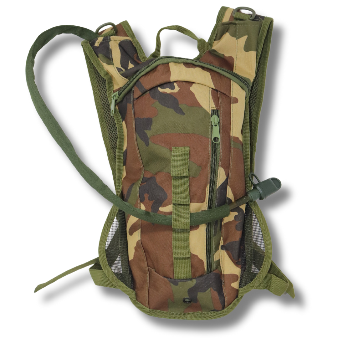 McGuire Gear Tactical Hydration System in Woodland Camo, alternate view 7