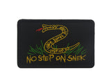 Raven Supply No Step on Snek Embroidered Morale Patch in V002065 Embroidered Yellow, alternate view 5