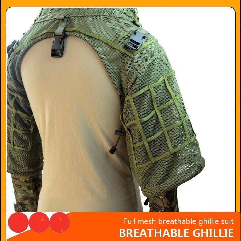 Mesh Breathable Tactical Ghillie Suit, alternate view 3