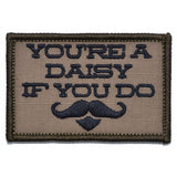 You're A Daisy If You Do, Doc Holiday Quote - 2x3 Patch in Olive Drab, alternate view 5