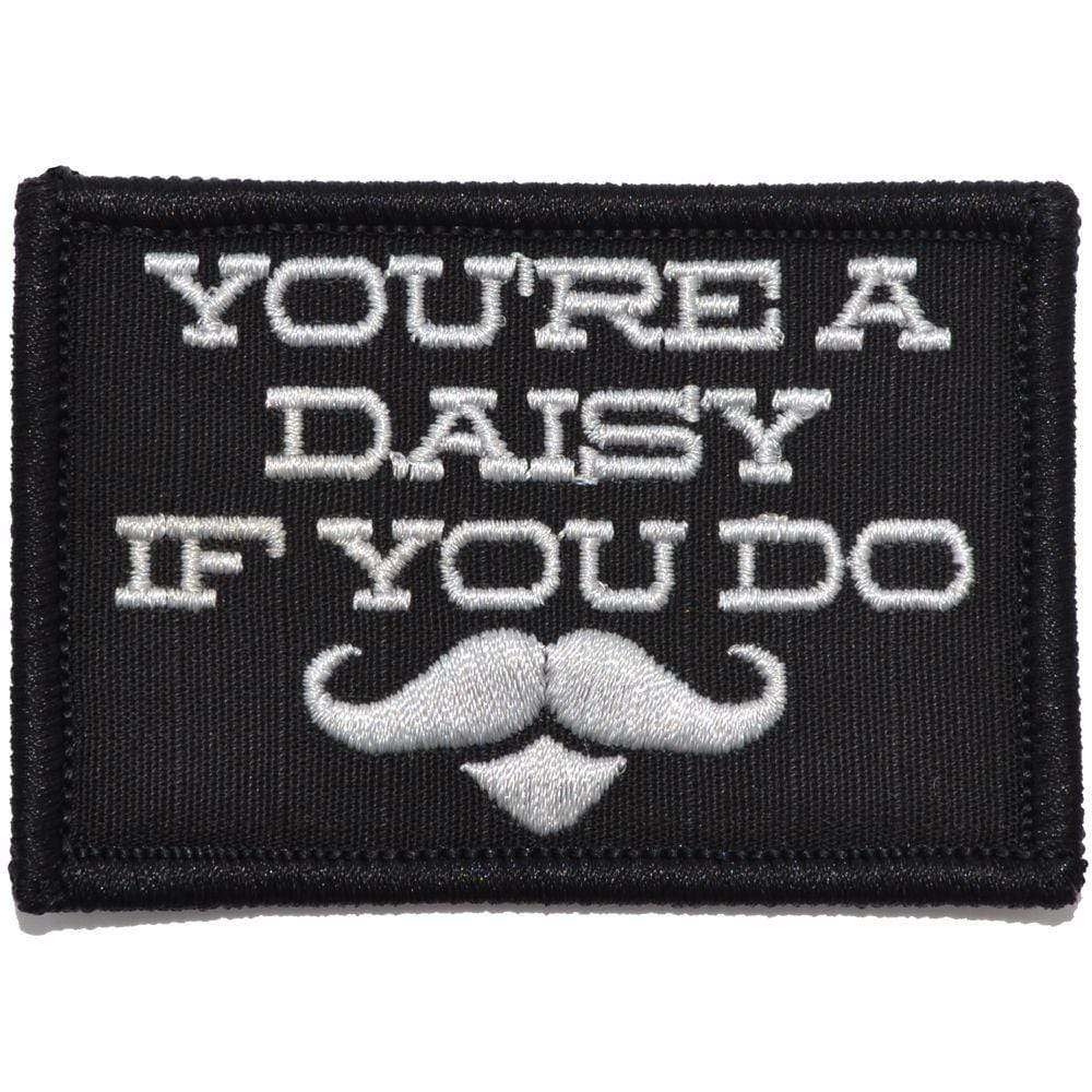You're A Daisy If You Do, Doc Holiday Quote - 2x3 Patch in Black w/ Red, alternate view 2