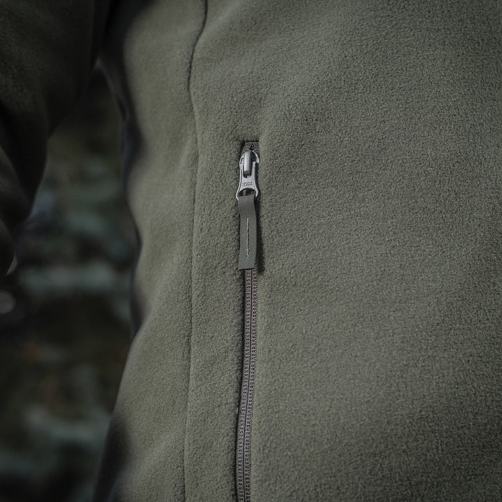 M-Tac Fleece Combat Jacket in Army Olive, alternate view 8