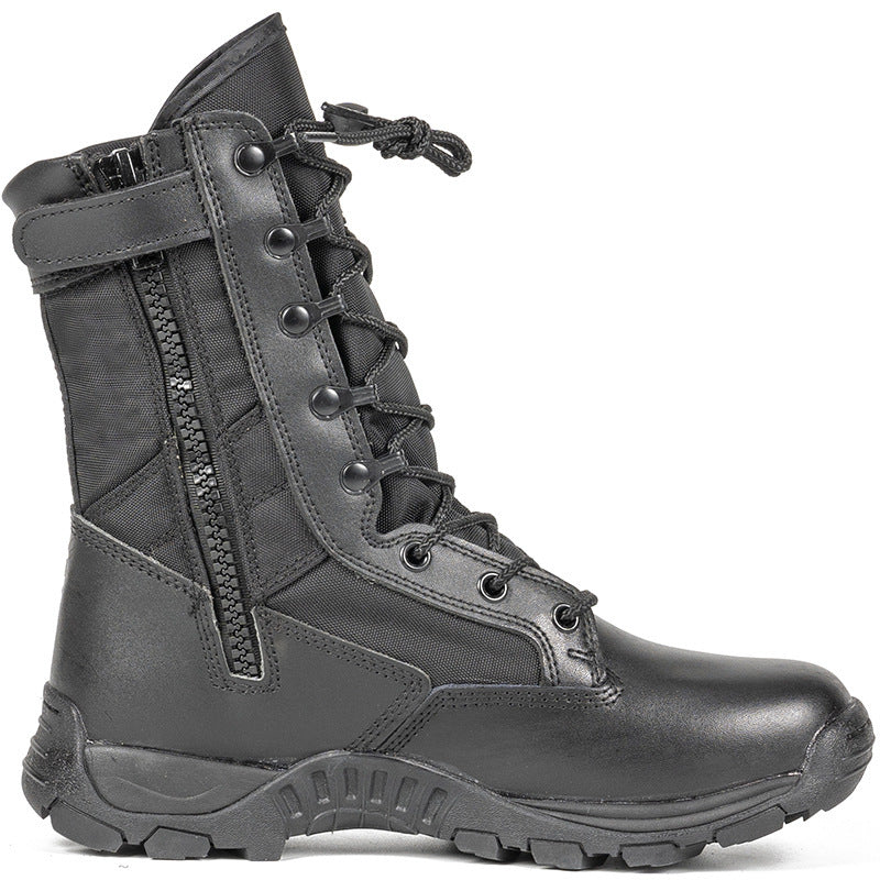 Raven Supply Lightweight Desert Combat Boots in Black, alternate view 3