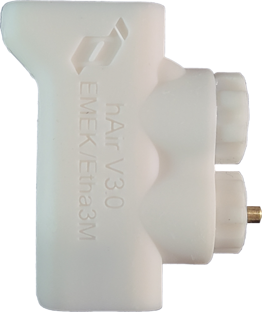 Deadlywind hAir V3 trigger valve for EMEK, EMF100 and Etha3M, side view