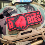 "Fun Size Boobs" - Easily Distracted By Boobies (Uncensored) - 4 inch PVC Patch -, alternate view 8