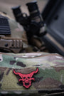OG Demon Head No-Sew Leather Patch – Red — alternate view 3
