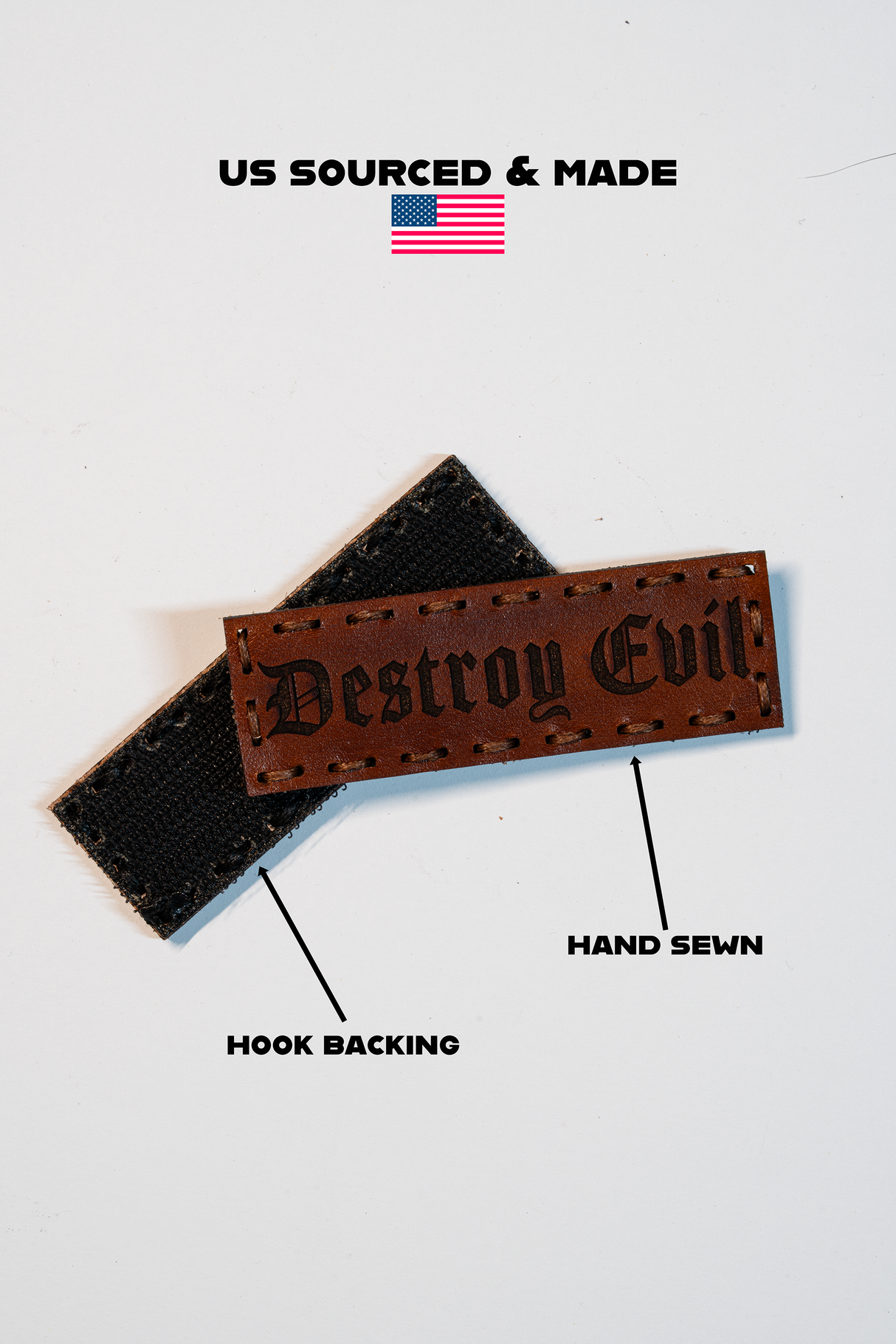 Destroy Evil Leather Patch, alternate view 6