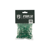 First Strike FSR 50 Caliber Rounds - 100ct Clear/Green