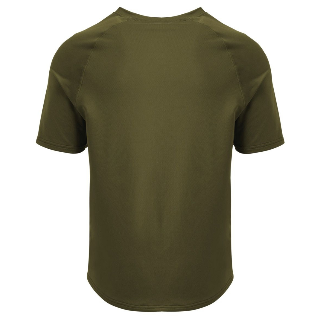 4.6 OZ. PolySpandex Blend ActiveDry T-Shirt, Small, alternate view 2