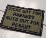 Tactical Gear Junkie Dicks Out for Harambe 2x3 Patch