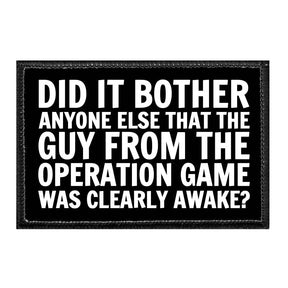 Operation Game Clearly Awake Removable Patch