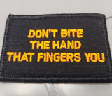 ASOS - Don't Bite The Hand That Fingers You - 2x3 - Black w/Orange