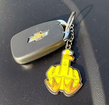 Adicto al Equipo Táctico Pato Tú Llavero PVC