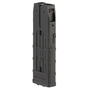 DYE DAM 20-round paintball magazines in black, 2 pack