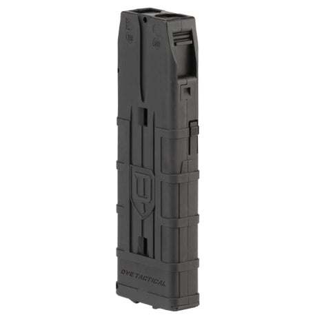 DYE DAM 20-round paintball magazines in black, 2 pack