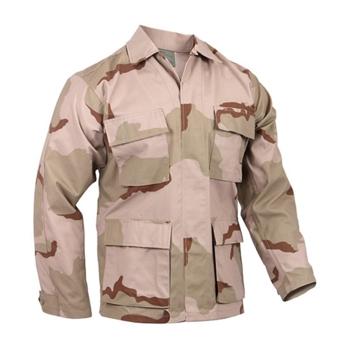 Mil Spec. Ripstop Cotton BDU Shirt in Olive Drab, alternate view 9